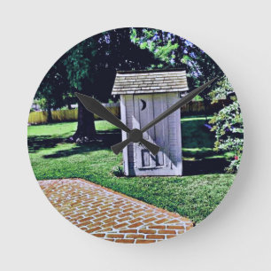 Horloge Ronde Dépendance vintage de l'enfance de Harry Truman