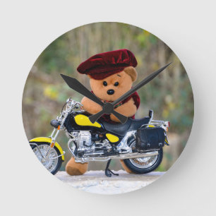 Horloge Ronde Der Biker - Teddy -