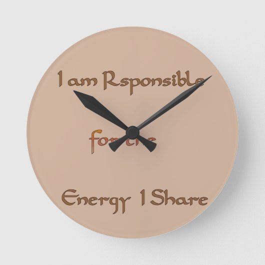 Horloge Ronde Deratest inspirationational day today quotes (Recto)