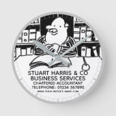 Horloge ronde des comptables agréés (Recto)