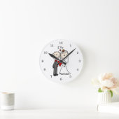 Horloge Ronde Des couples de mariage je fais le T-shirts et les (Maison)
