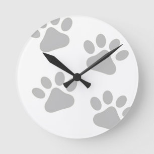 Horloge Ronde Des pattes pour un moment