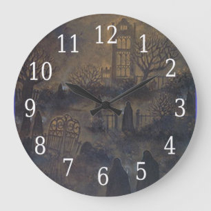 Horloge ronde des zombies