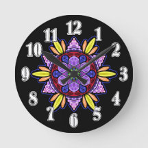 Horloge ronde désactivée