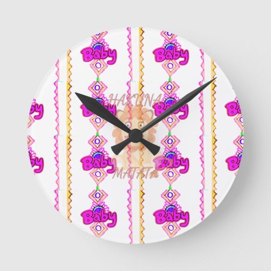 Horloge Ronde Desig des textes de l'industrie graphique de CUB (Recto)