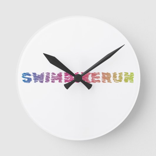 Horloge Ronde Design Cool de triathlon (Recto)