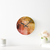 Horloge Ronde Design d'art Abstrait (Maison)