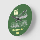 Horloge Ronde Design de Reichsbahn (Angle)