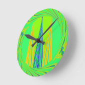 Horloge Ronde Design géométrique Edgy (Angle)