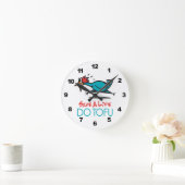 Horloge Ronde Design humoristique de tofu (Maison)