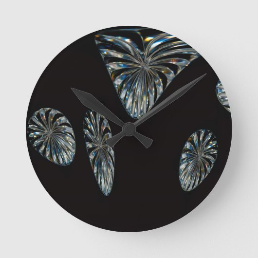 Horloge Ronde Design irlandais - La Collection Crystal (Recto)