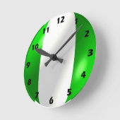 Horloge Ronde Design nigérian (Angle)