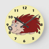 Horloge Ronde Dessin de hérisson (Recto)