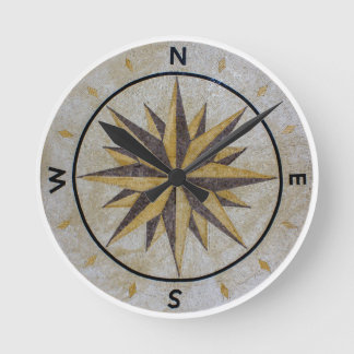 Horloge Ronde Dessus mars de Tableau de plancher de point de