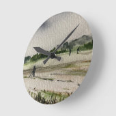 Horloge Ronde Détection Métal Dans Les Champs (Angle)