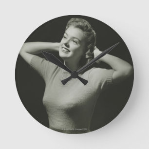Horloge Ronde Détente de femme