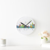 HORLOGE RONDE DETROIT, MICHIGAN SKYLINE (Maison)