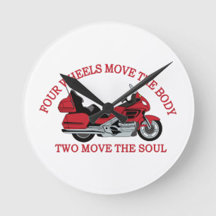 Horloge Ronde Deux roues