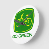 Horloge Ronde Devenez écolo (Angle)