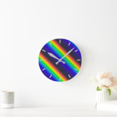 Horloge Ronde Diagonale du spectre solaire (Maison)