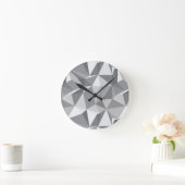 Horloge Ronde Diamant Pattern (Maison)