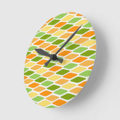 Horloge Ronde Diamants aplatis (Angle)