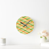 Horloge Ronde Diamants aplatis (Maison)