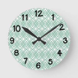 Horloge Ronde Diamants Art déco