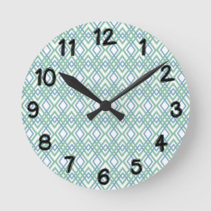 Horloge Ronde Diamants Art déco