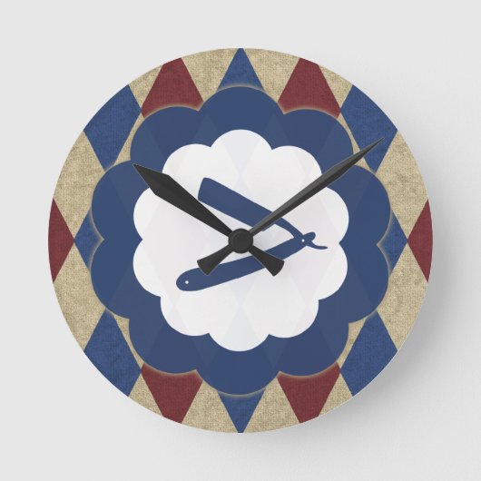 Horloge Ronde diamants de raseur-coiffeur (Recto)