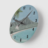 Horloge Ronde DIAMOND HEAD clock (Angle)