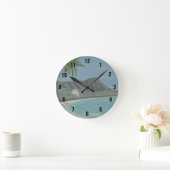 Horloge Ronde DIAMOND HEAD clock (Maison)