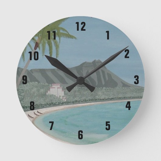 Horloge Ronde DIAMOND HEAD clock (Recto)