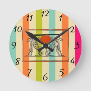 Horloge Ronde Dieux égyptiens