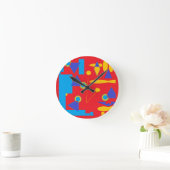 Horloge Ronde Digisketch 24-A (Maison)