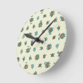 Horloge Ronde Digital abstract background.Geometric pattern (Angle)