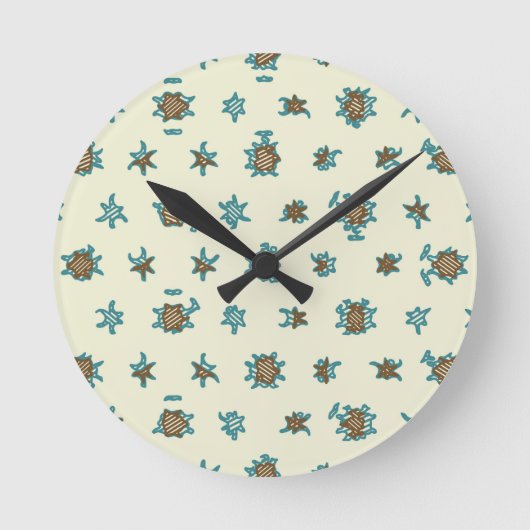 Horloge Ronde Digital abstract background.Geometric pattern (Recto)