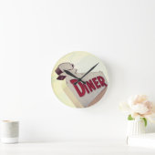 Horloge Ronde Diner (Maison)