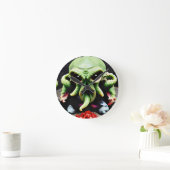 Horloge Ronde Dîner avec Cthulhu (Maison)