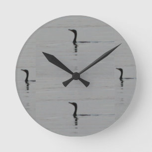 Horloge Ronde Dingue sur l'horloge de lac
