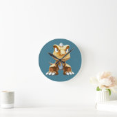 Horloge Ronde Dinosaur (Maison)