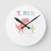 Horloge Ronde Dinosaur (Recto)