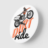 Horloge Ronde Dirt (Angle)