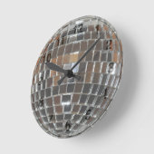 Horloge Ronde Disco Ball (Angle)