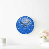 Horloge Ronde Disco Tiles (Maison)