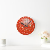Horloge Ronde Disco Tiles (Maison)