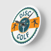 Horloge Ronde Disk Golf (Angle)