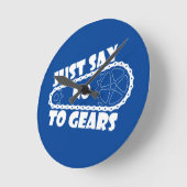 Horloge Ronde Disons Non Aux Changements De Vitesse (Angle)