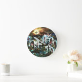 Horloge Ronde Distant Light (Maison)