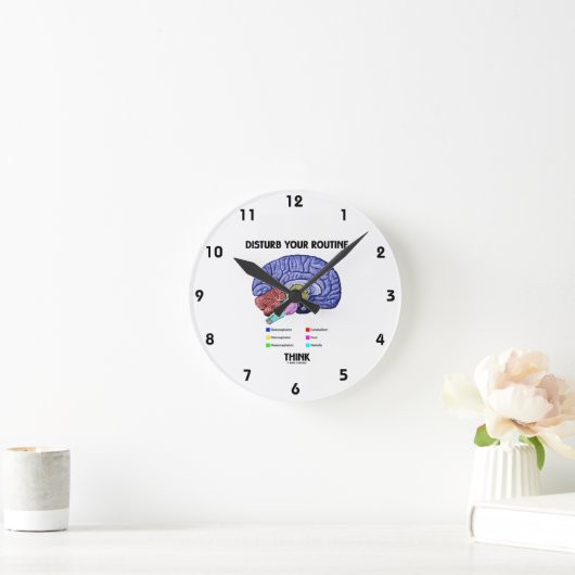Horloge Ronde Disturb Your Routine (Maison)